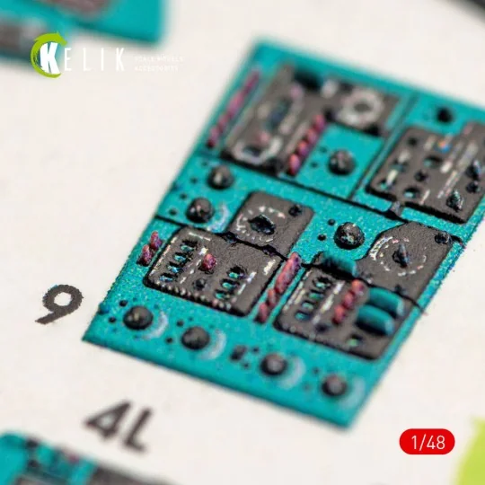 MI-24V interior 3D decals for Zvezda kit, 1/48 - Kelik K48023