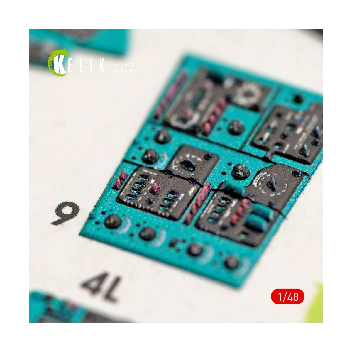 MI-24V interior 3D decals for Zvezda kit, 1/48 - Kelik K48023