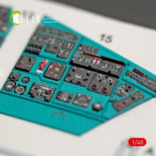MI-24V interior 3D decals for Zvezda kit, 1/48 - Kelik K48023