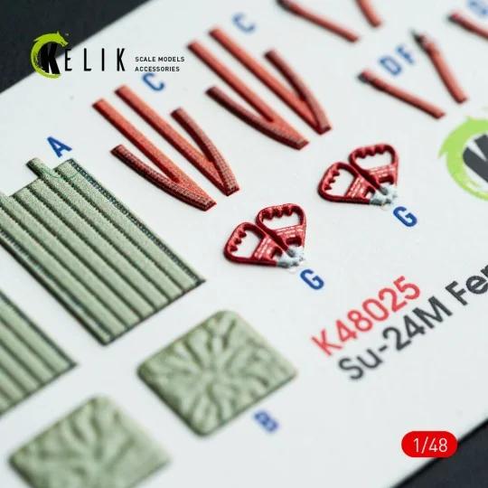 SU-24 interior 3D decals for Trumpeter kit, 1/48 - Kelik K48025