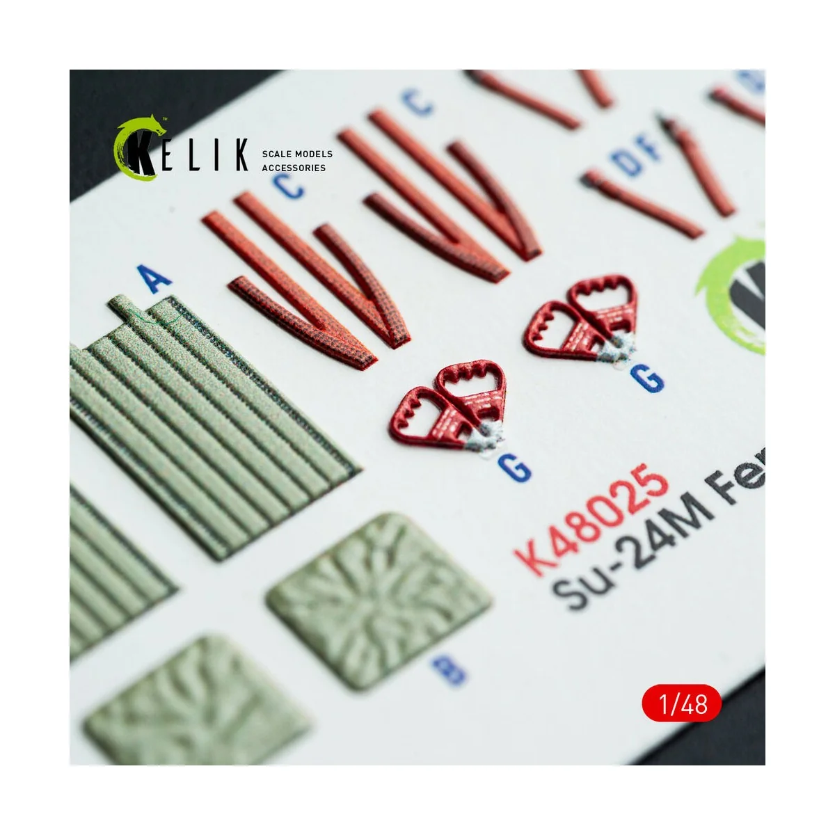 SU-24 interior 3D decals for Trumpeter kit, 1/48 - Kelik K48025