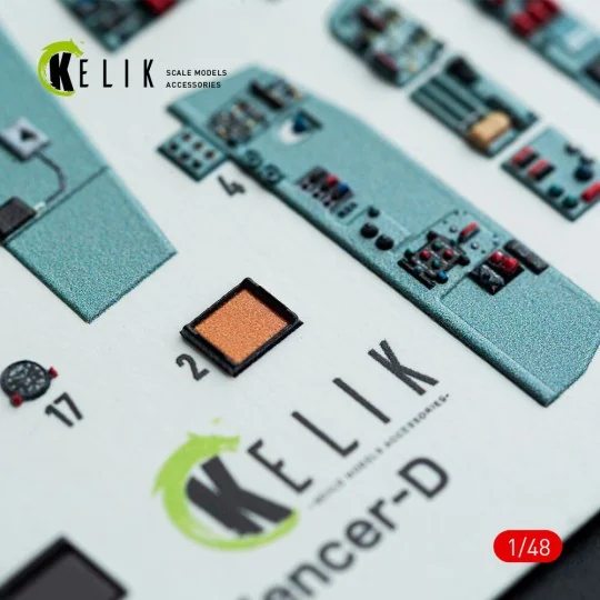 SU-24 interior 3D decals for Trumpeter kit, 1/48 - Kelik K48025