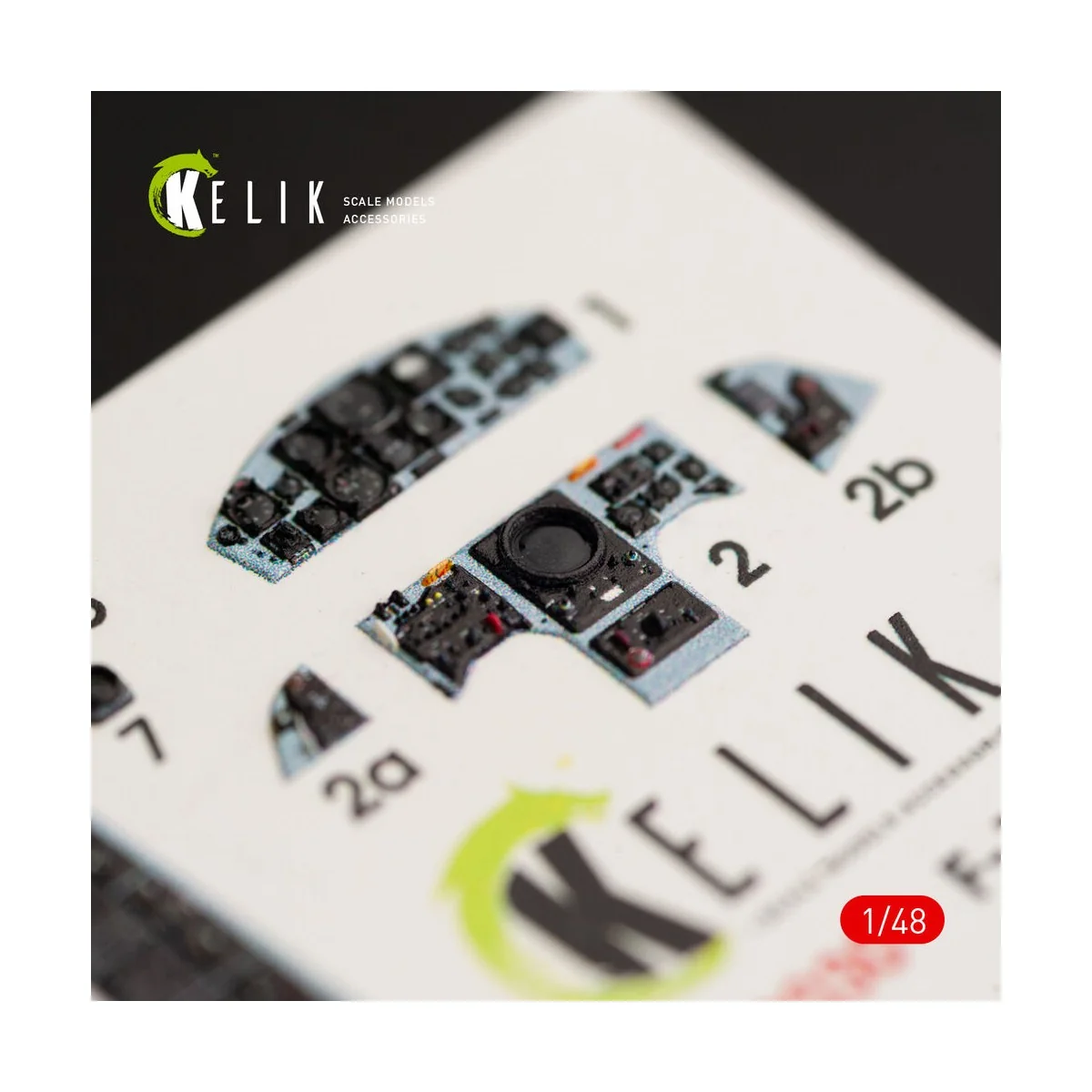 F-104J Starfighter interior 3D decals for Kinetic kit, 1/48 - Kelik...