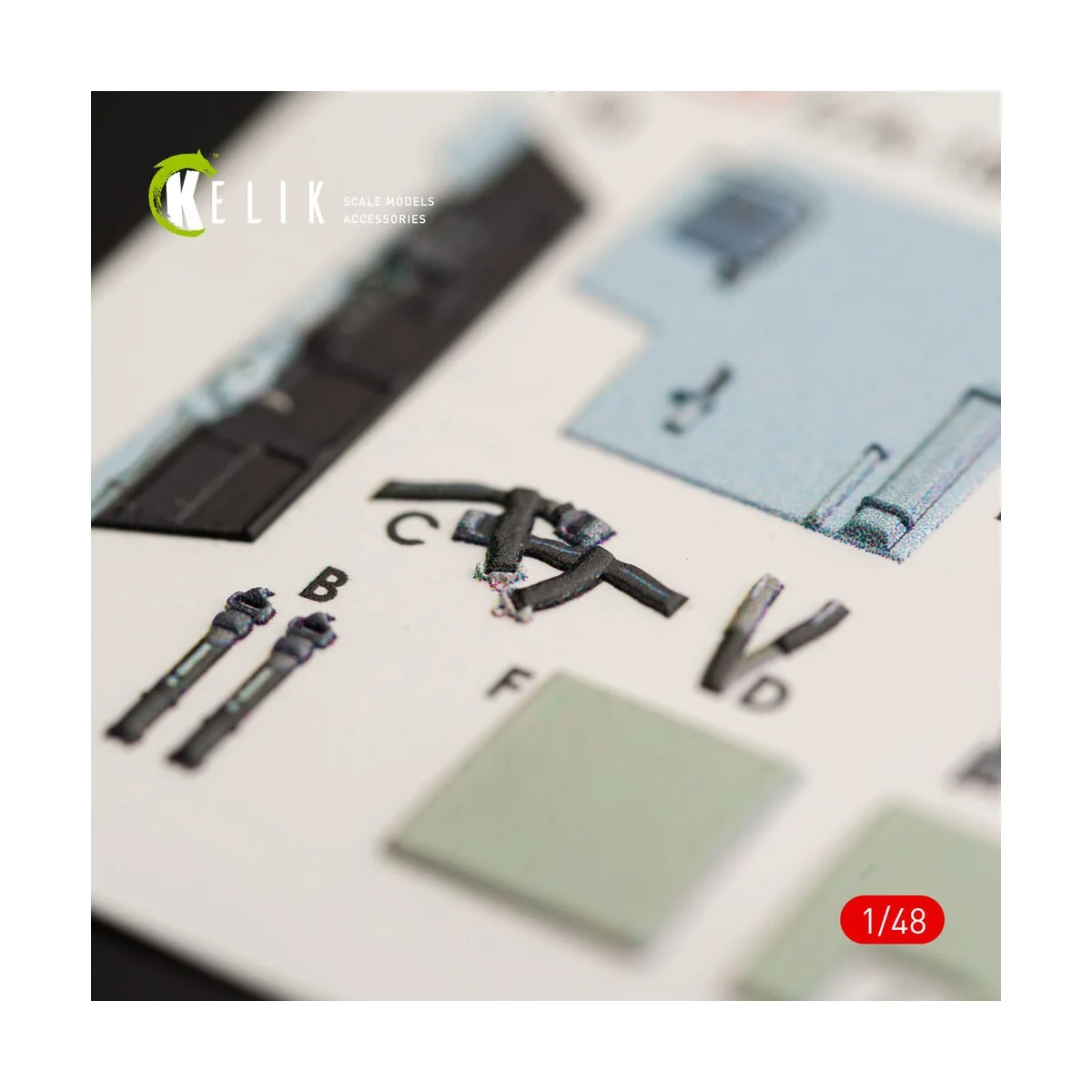 F/A-18E Super Hornet interior 3D decals for MENG kit, 1/48 - Kelik ...