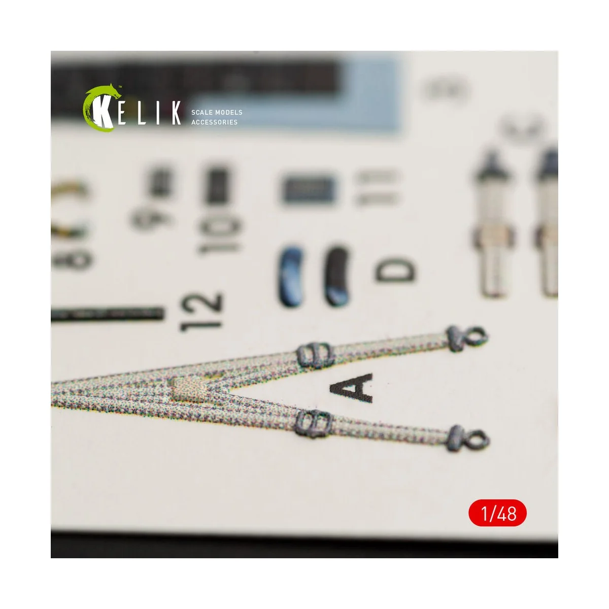 F-104J Starfighter interior 3D decals for Kinetic kit, 1/48 - Kelik...