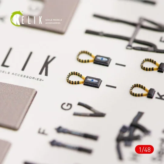 EA-18G Growler interior 3D decals for MENG kit, 1/48 - Kelik K48036