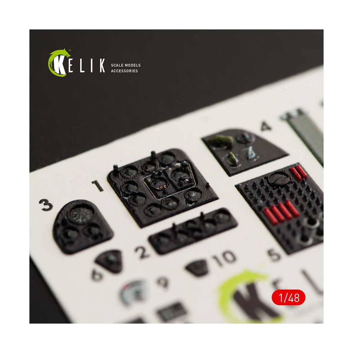 SBD-4 Dauntless interior 3D decals for Hasegawa kit, 1/48 - Kelik K...