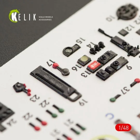 Bristol Beaufort Mk.1 type 1 interior 3D decals for ICM kit, 1/48 -...