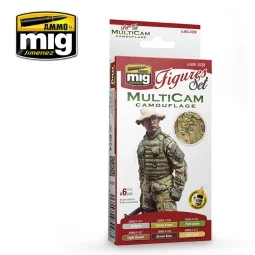 Multicam Camouflage Figures Set - AMMO by MIG Jimenez A.MIG-7028