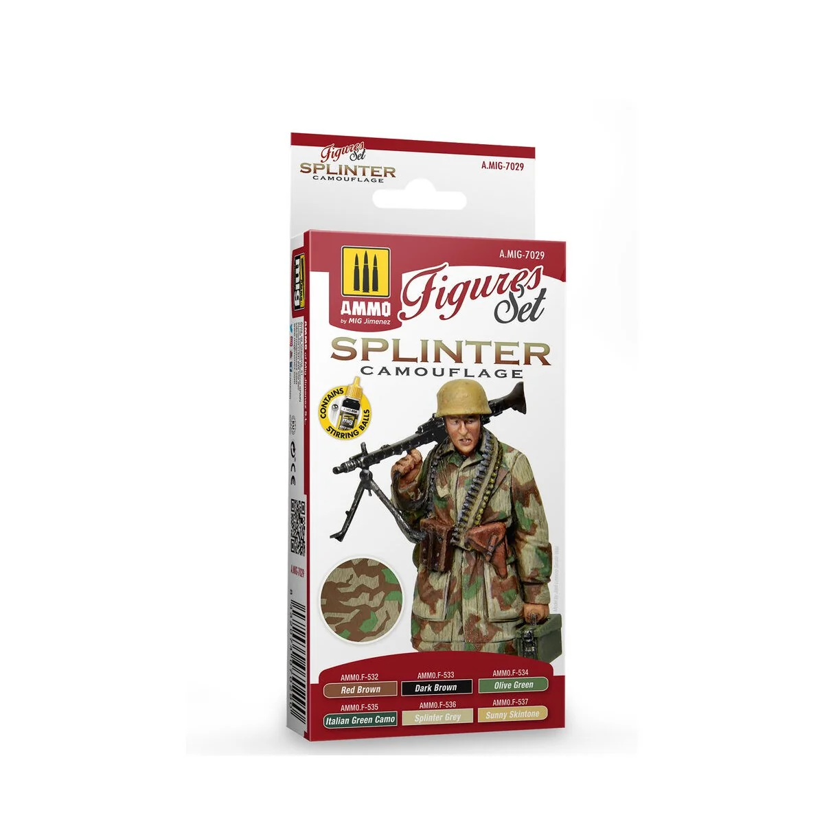 Splinter Camouflage Figures Set - AMMO by MIG Jimenez A.MIG-7029