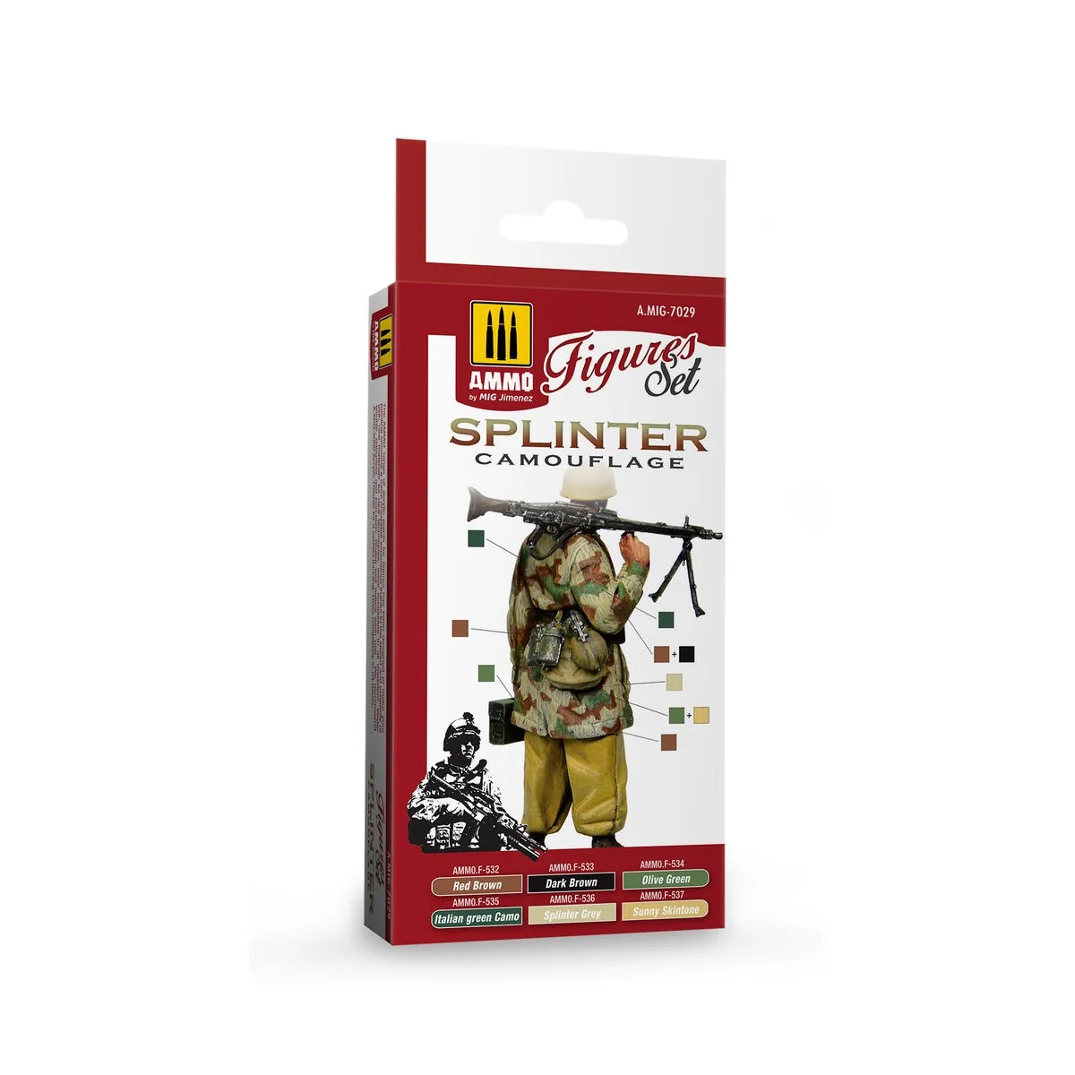 Splinter Camouflage Figures Set - AMMO by MIG Jimenez A.MIG-7029
