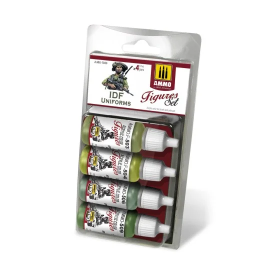 IDF Uniforms Figures Set - AMMO by MIG Jimenez A.MIG-7030 IDF Uniforms Figures Set - AMMO by MIG Jimenez A.MIG-7030