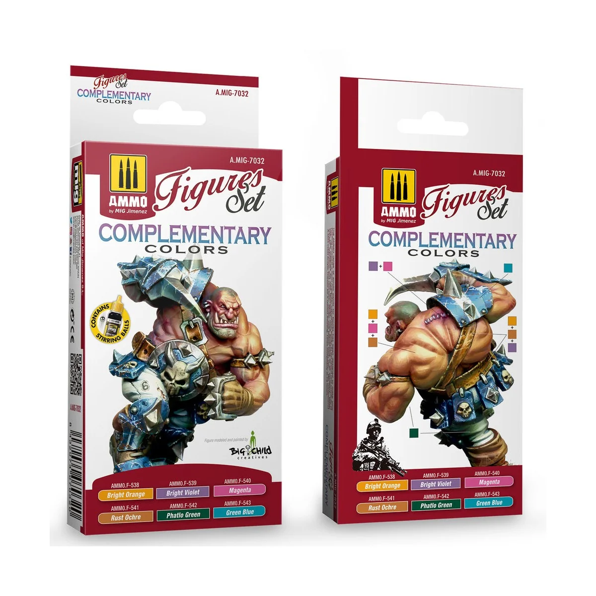 Complementary Colors Figures Set - AMMO by MIG Jimenez A.MIG-7032