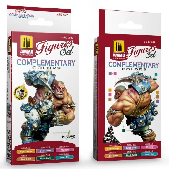 Complementary Colors Figures Set - AMMO by MIG Jimenez A.MIG-7032