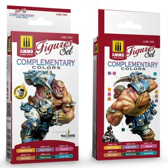 Complementary Colors Figures Set - AMMO by MIG Jimenez A.MIG-7032