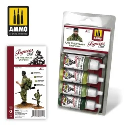 US Vietnam Uniform Figures Set - AMMO by MIG Jimenez A.MIG-7034
