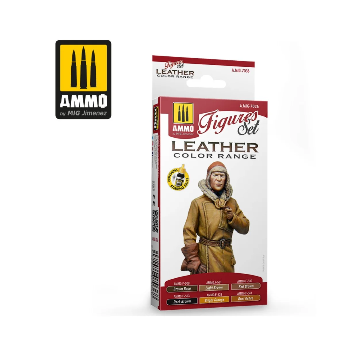 Leather Figures Set - AMMO by MIG Jimenez A.MIG-7036 Leather Figures Set - AMMO by MIG Jimenez A.MIG-7036