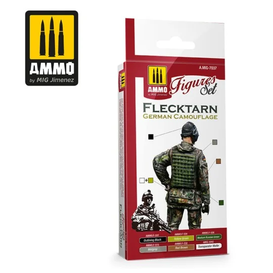 Flecktarn German Camouflage Set - AMMO by MIG Jimenez A.MIG-7037