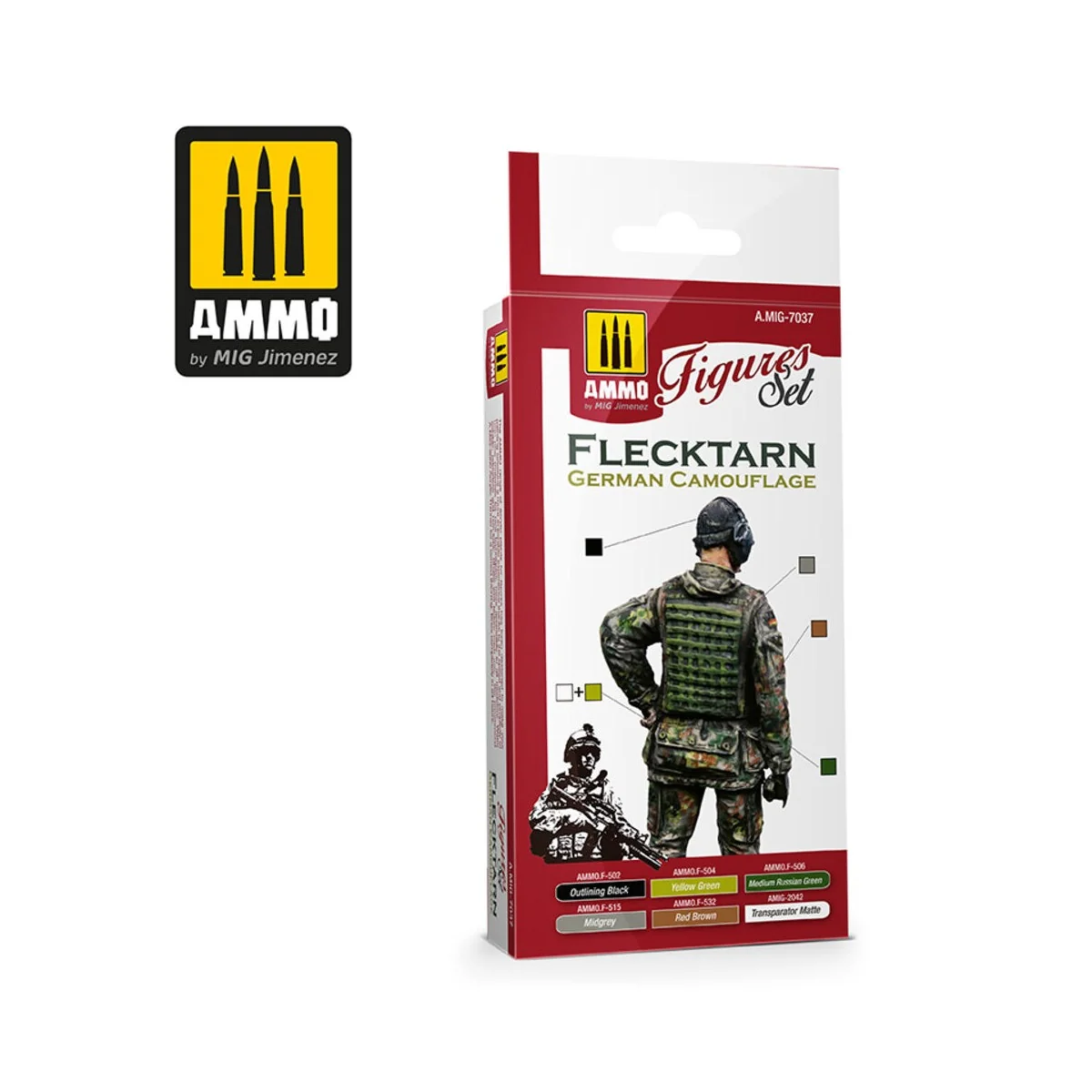 Flecktarn German Camouflage Set - AMMO by MIG Jimenez A.MIG-7037
