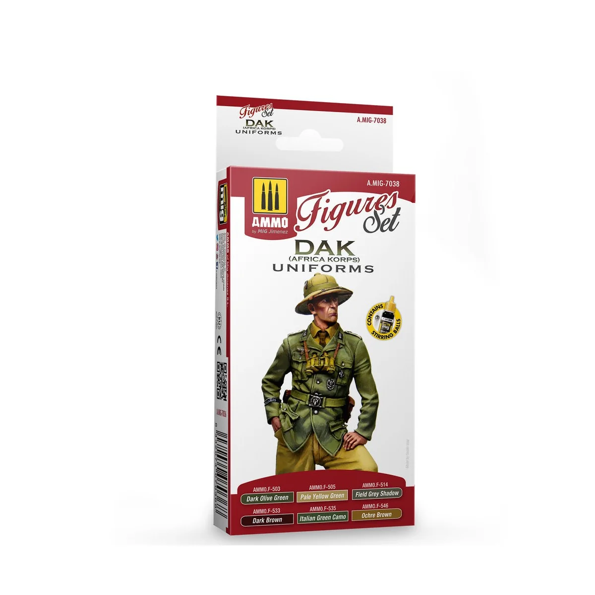 DAK Uniforms (Africa Korps) Figures Set - AMMO by MIG Jimenez A.MIG...