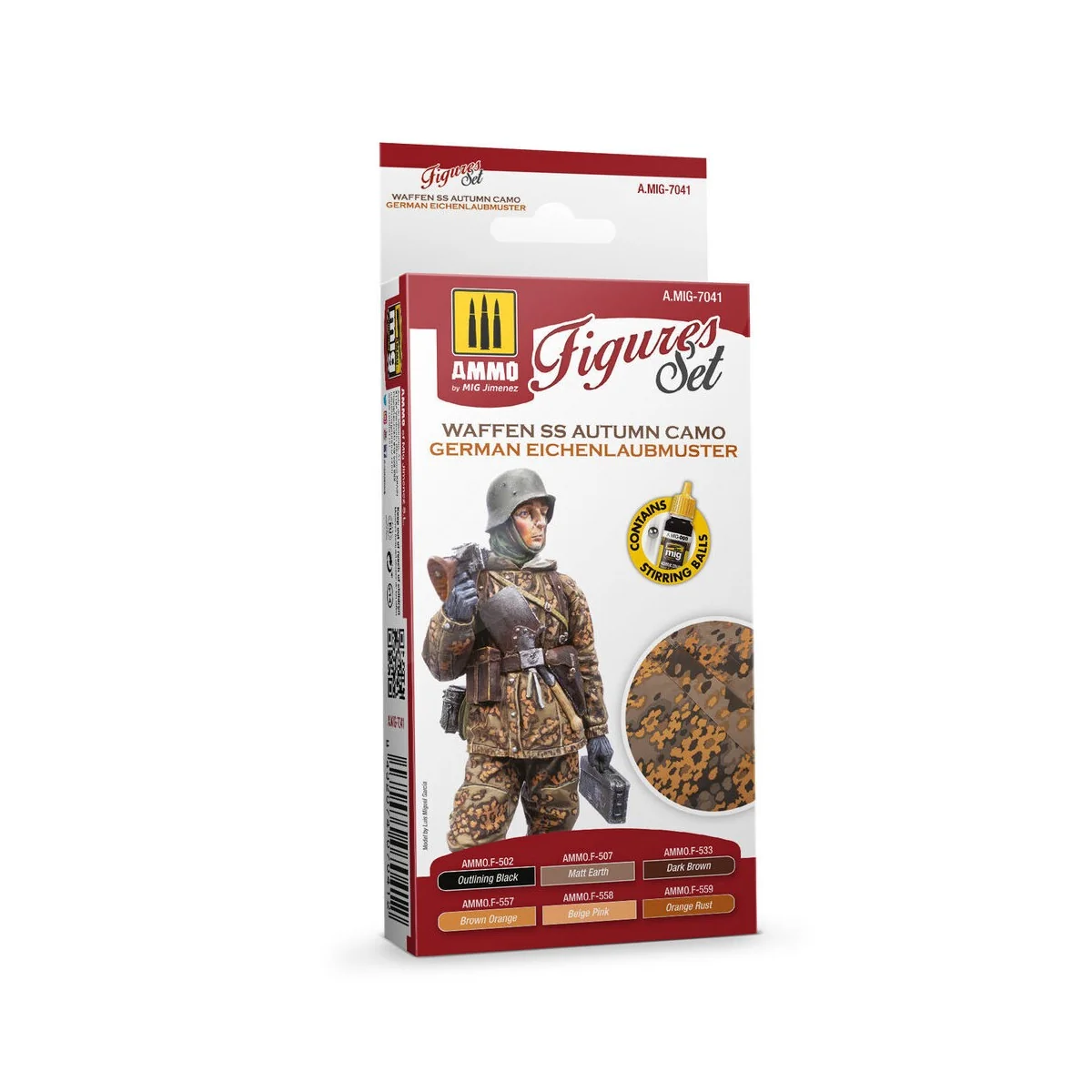 Waffen SS Autumn Camo. German Einchenlaubmuster Figures Set - AMMO ...