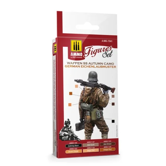 Waffen SS Autumn Camo. German Einchenlaubmuster Figures Set - AMMO ...