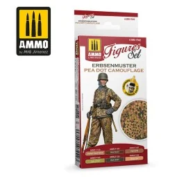 Erbsenmuster Pea Dot Camouflage Figures Set - AMMO by MIG Jimenez A...