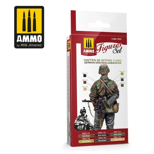 Waffen SS Spring Camo. German Einchenlaubmuster Figures Set - AMMO ...