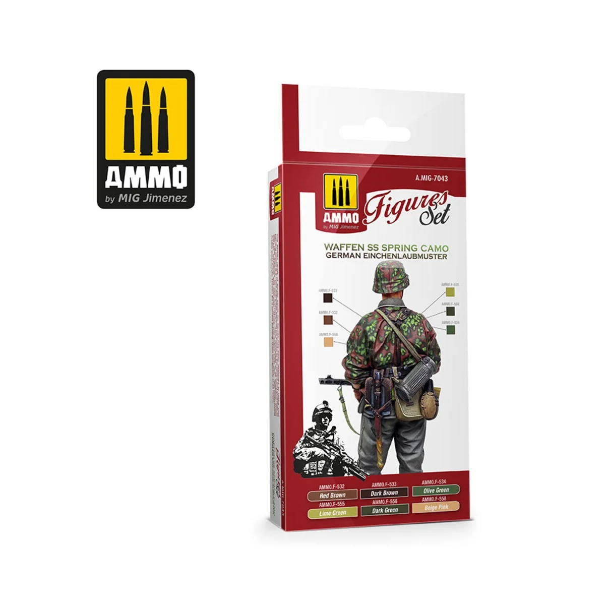 Waffen SS Spring Camo. German Einchenlaubmuster Figures Set - AMMO ...