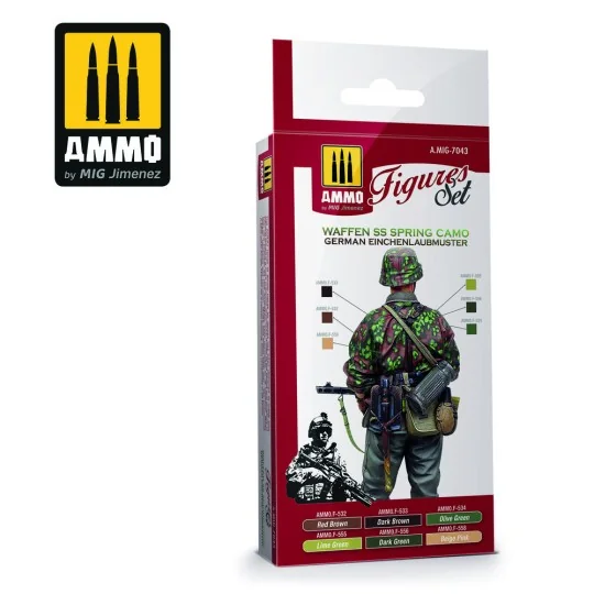 Waffen SS Spring Camo. German Einchenlaubmuster Figures Set - AMMO ...