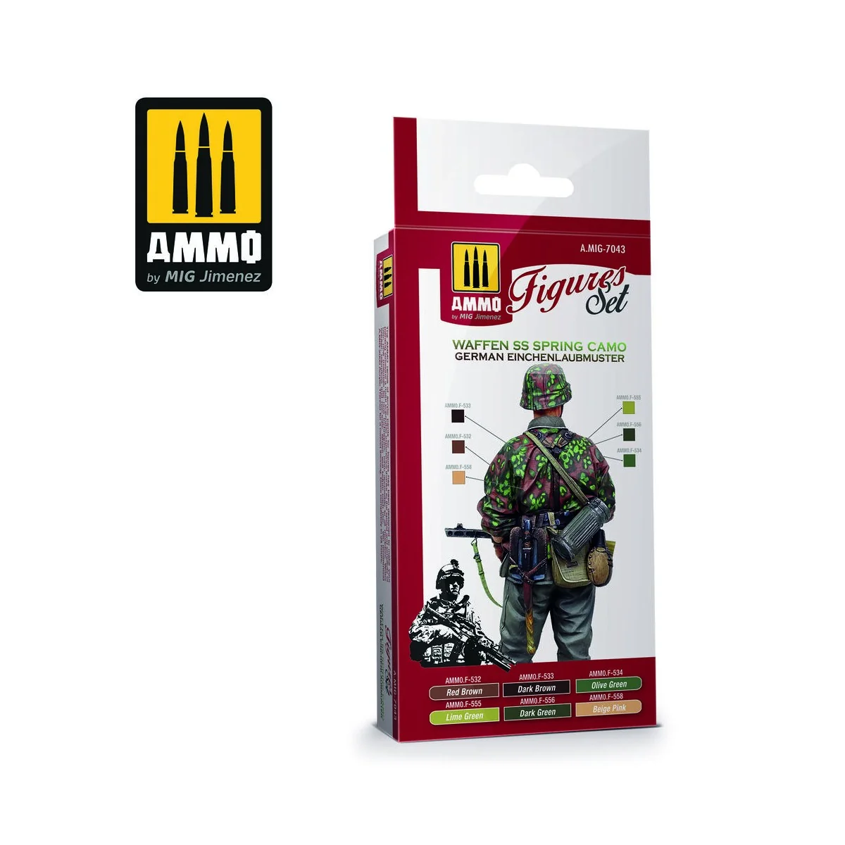 Waffen SS Spring Camo. German Einchenlaubmuster Figures Set - AMMO ...