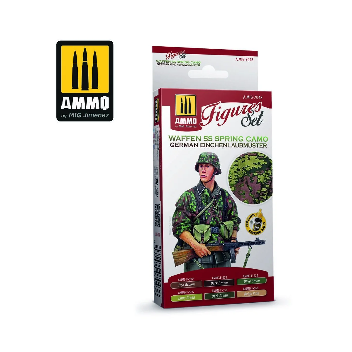 Waffen SS Spring Camo. German Einchenlaubmuster Figures Set - AMMO ...