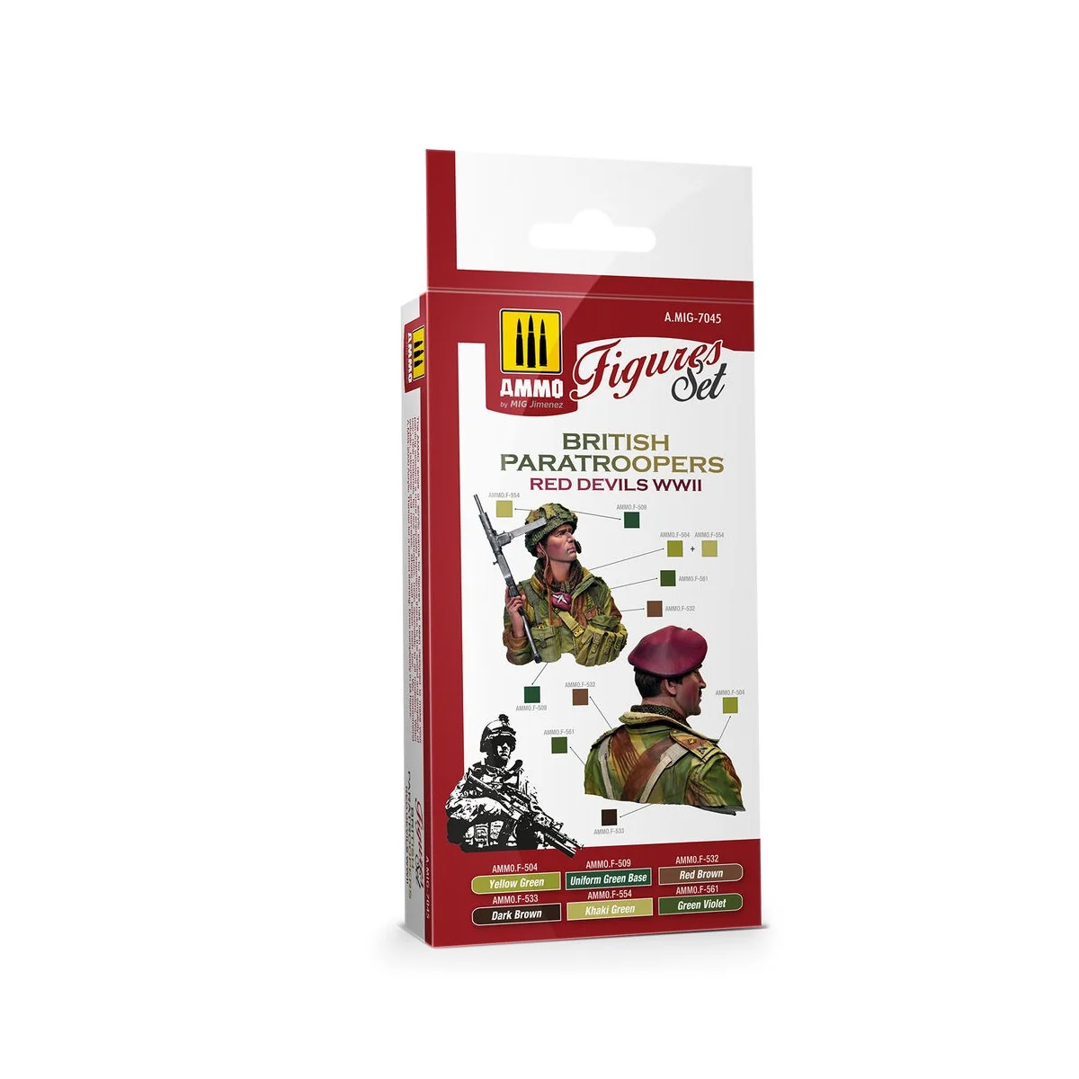 British Paratroopers Red Devils WWII - AMMO by MIG Jimenez A.MIG-7045