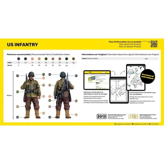 US Infantry, 1/72 - Heller 49601