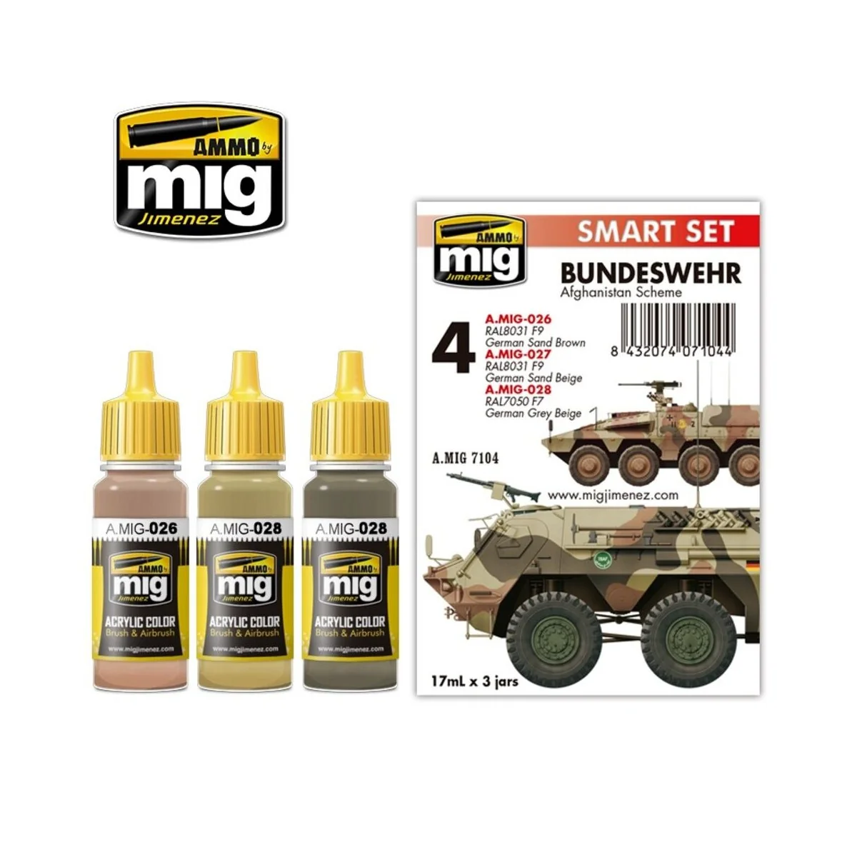 Bundeswehr Afghanistan Scheme - AMMO by MIG Jimenez A.MIG-7104