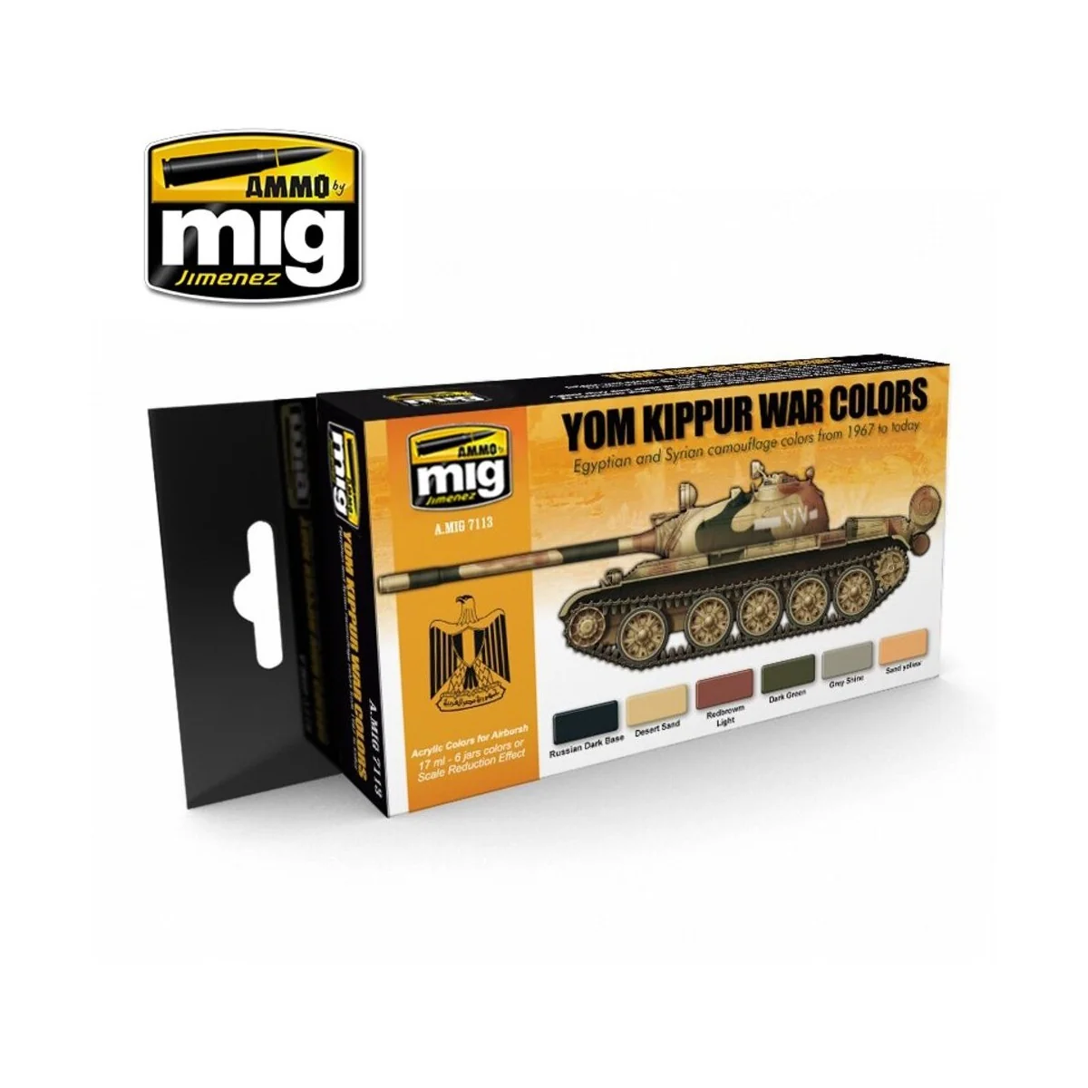 Yom Kippur War Colors - AMMO by MIG Jimenez A.MIG-7113 Yom Kippur War Colors - AMMO by MIG Jimenez A.MIG-7113