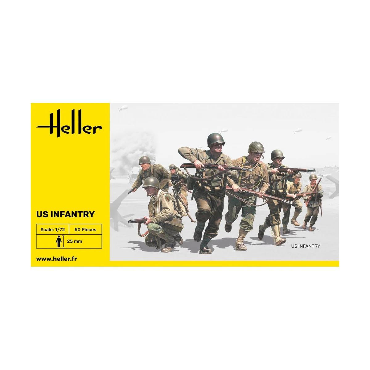 US Infantry, 1/72 - Heller 49601