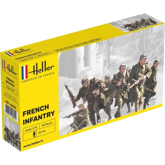 French Infantry, 1/72 - Heller 49602 French Infantry, 1/72 - Heller 49602