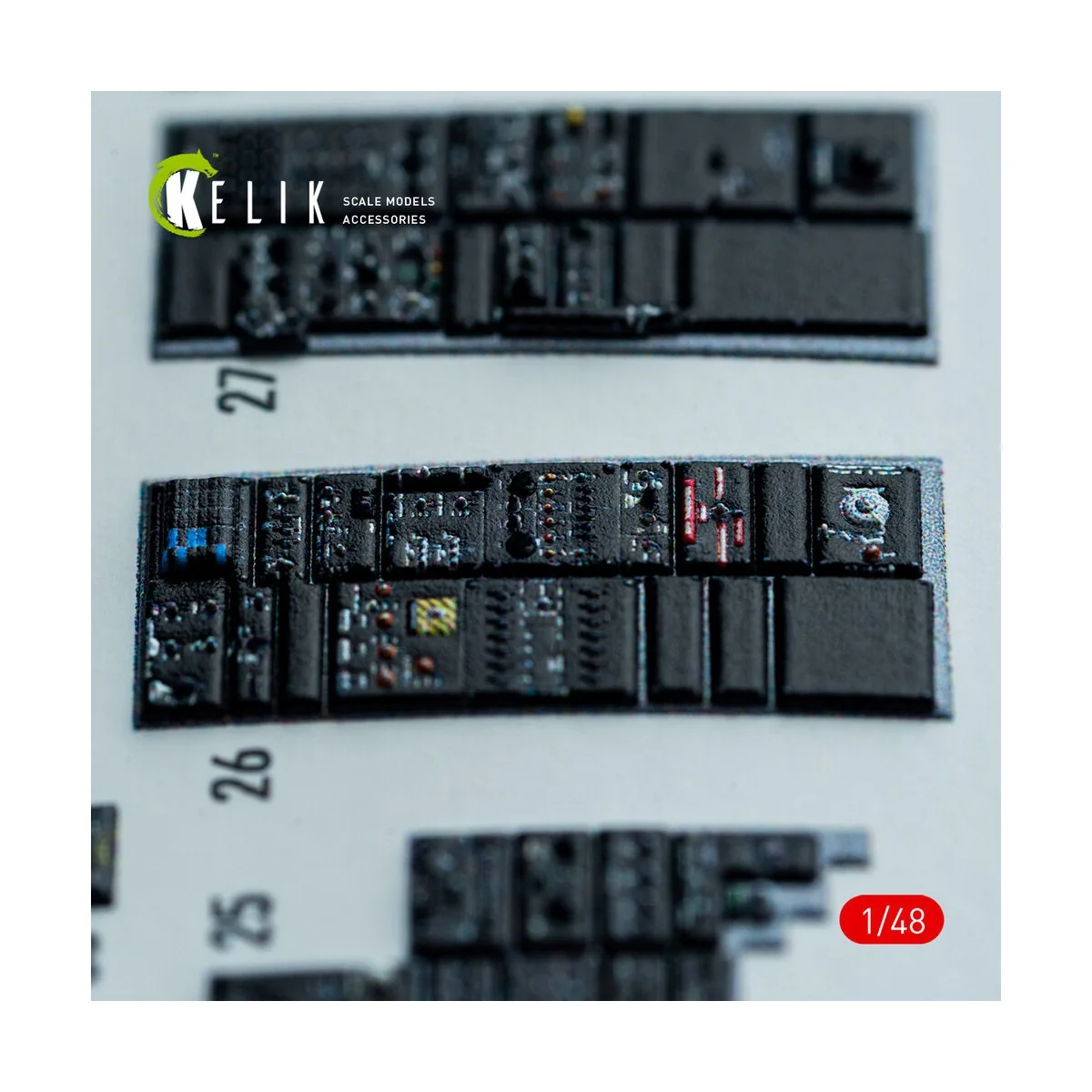 F-14A - interior 3D decals for GWH kit, 1/48 - Kelik K48161
