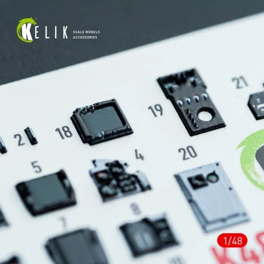 F-14A - interior 3D decals for GWH kit, 1/48 - Kelik K48161