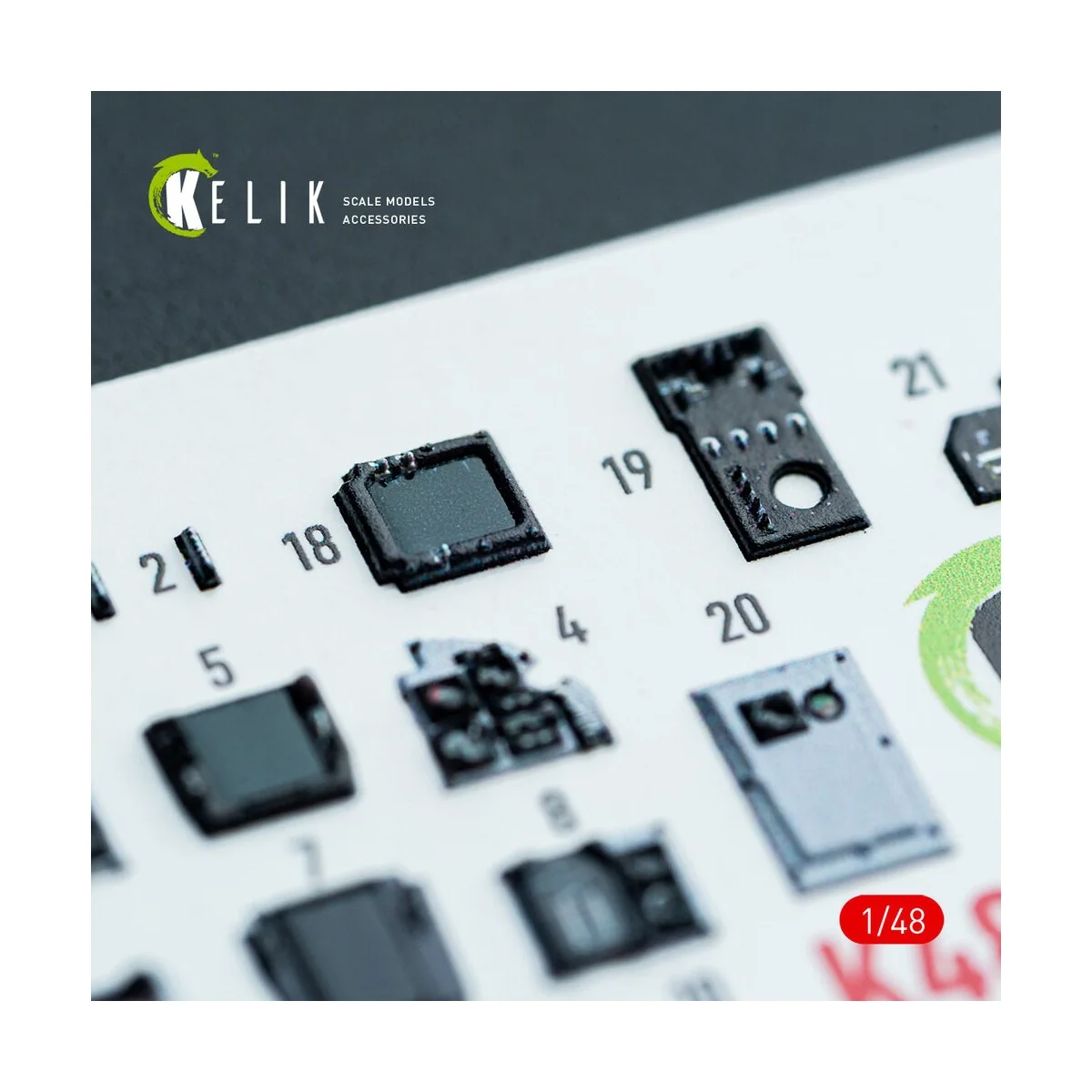 F-14A - interior 3D decals for GWH kit, 1/48 - Kelik K48161