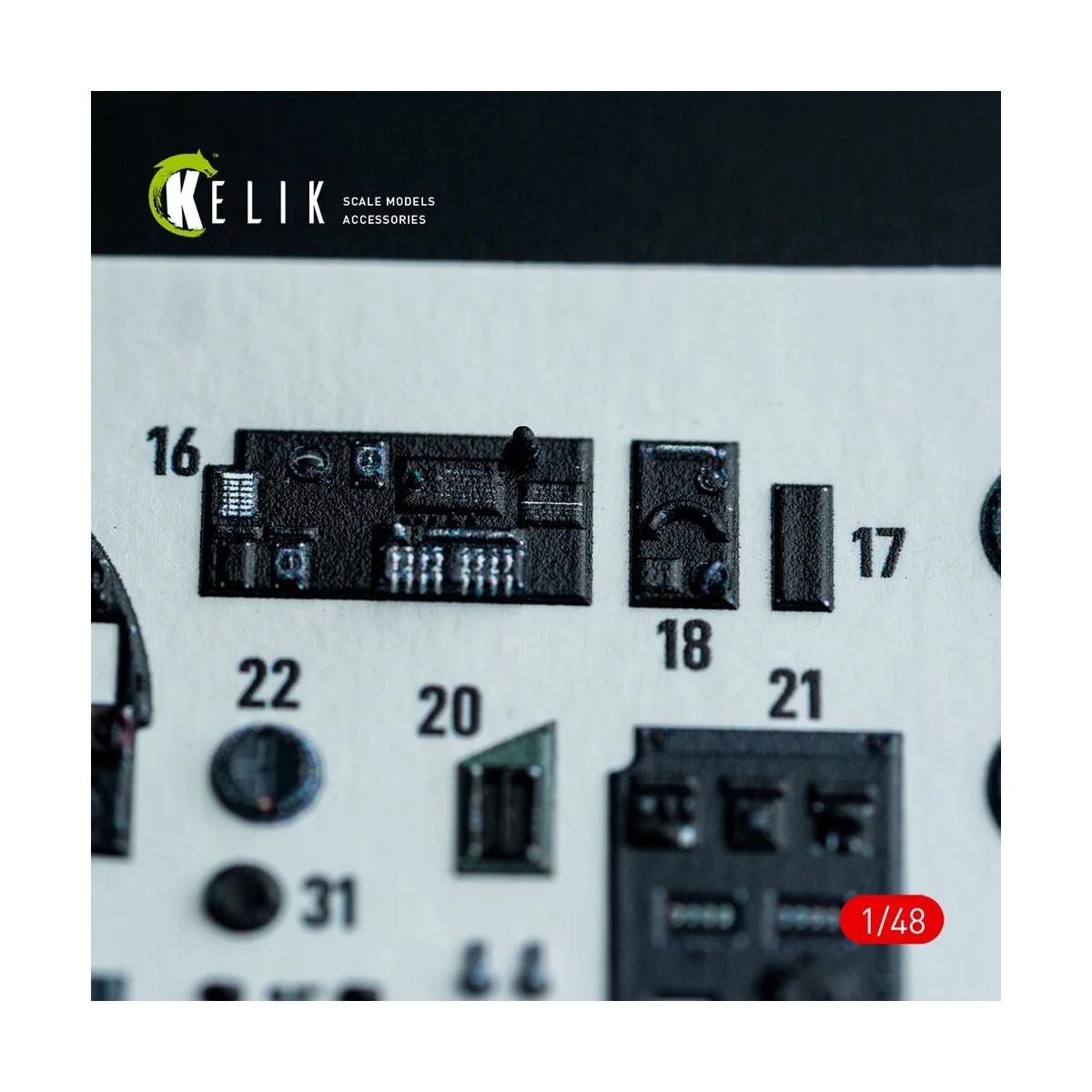 Hampden B.Mk.1 - interior 3D decals for ICM kit, 1/48 - Kelik K48162