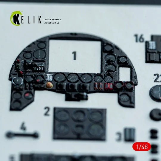 Hampden B.Mk.1 - interior 3D decals for ICM kit, 1/48 - Kelik K48162