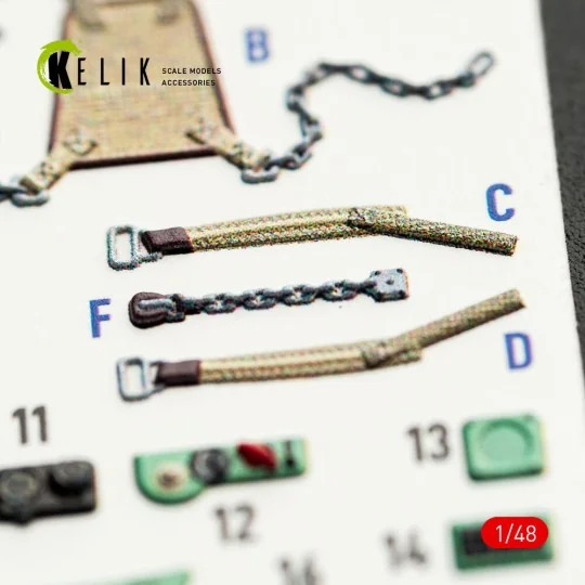 MC.200 - interior 3D decals for Italeri kit, 1/48 - Kelik K48163