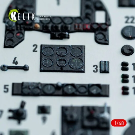 Hampden B.Mk.1 - interior 3D decals for ICM kit, 1/48 - Kelik K48162