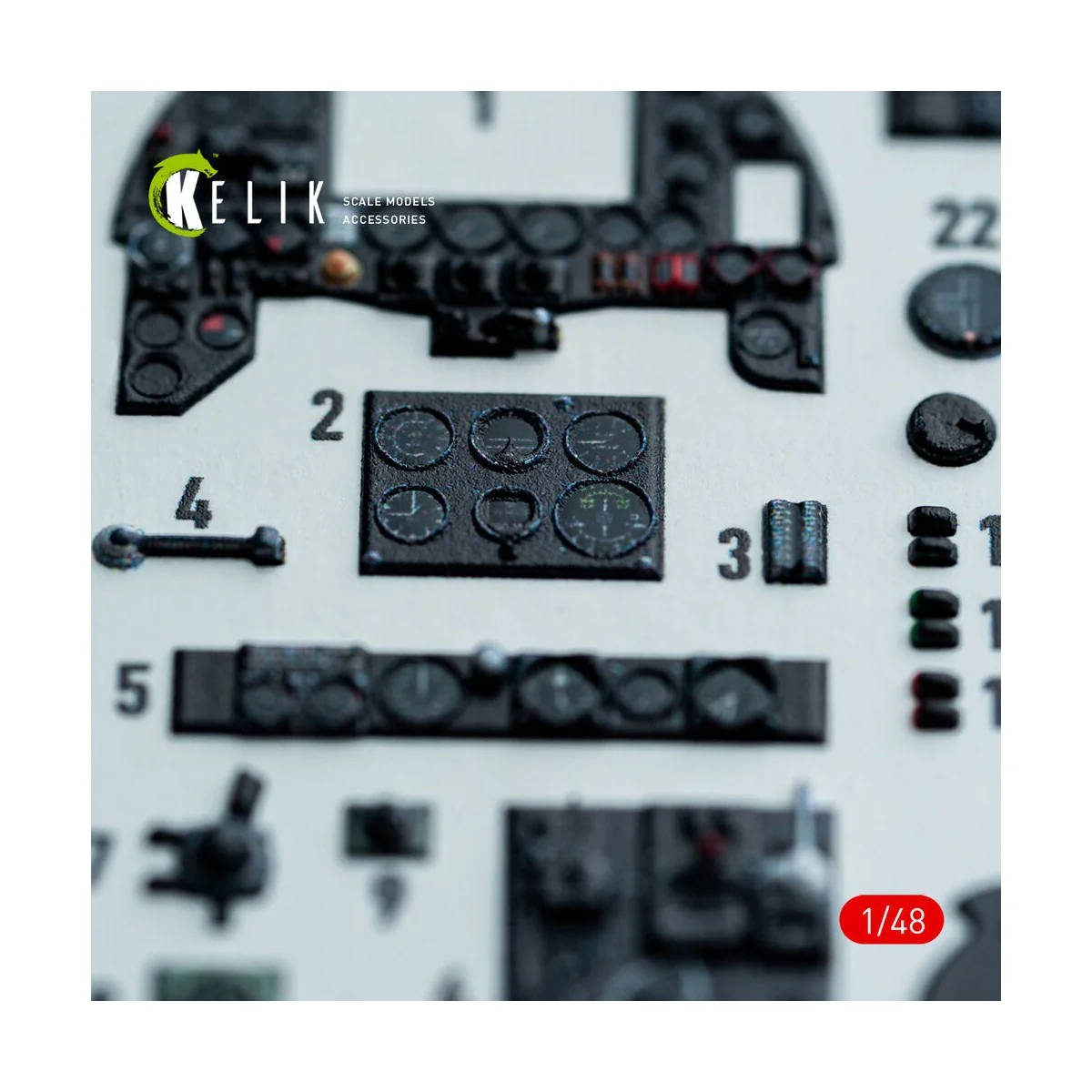 Hampden B.Mk.1 - interior 3D decals for ICM kit, 1/48 - Kelik K48162