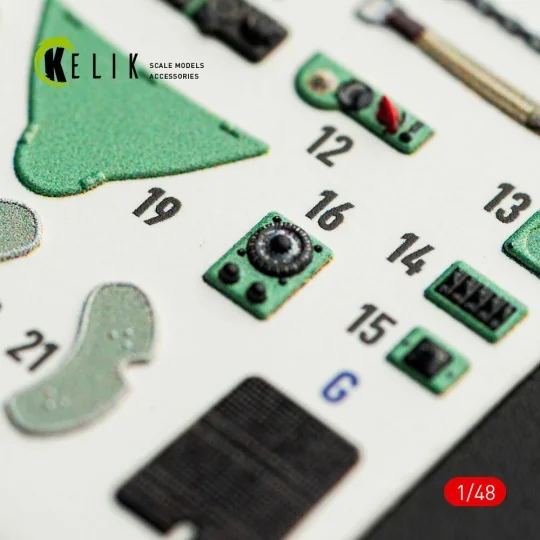 MC.200 - interior 3D decals for Italeri kit, 1/48 - Kelik K48163