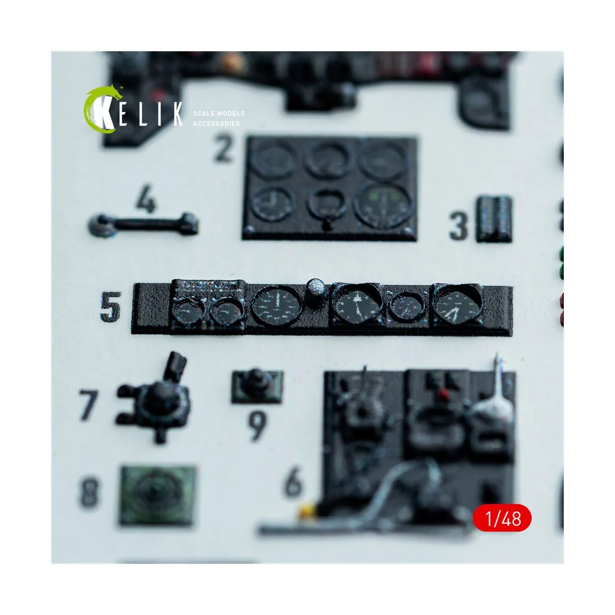 Hampden B.Mk.1 - interior 3D decals for ICM kit, 1/48 - Kelik K48162