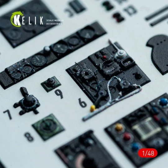 Hampden B.Mk.1 - interior 3D decals for ICM kit, 1/48 - Kelik K48162