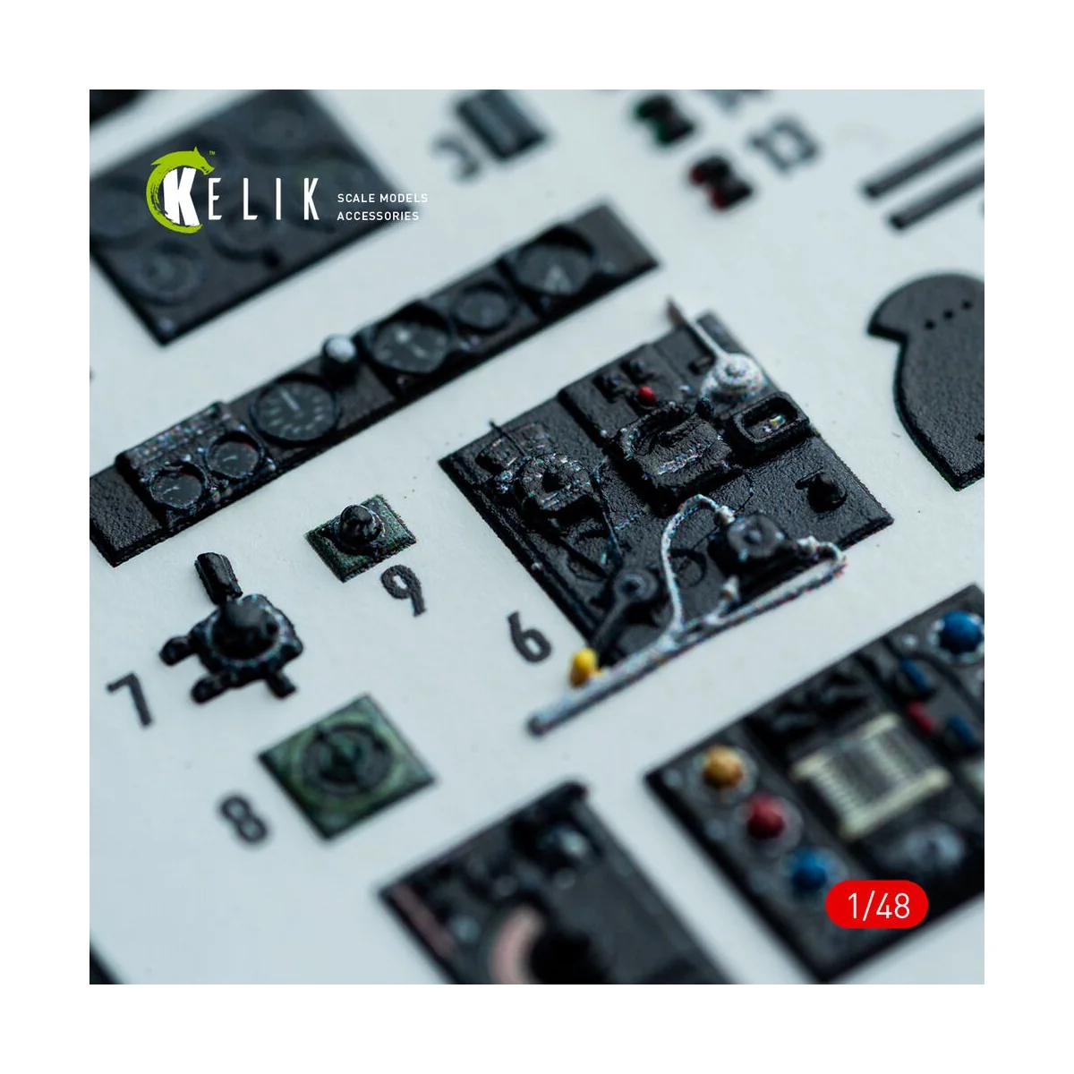 Hampden B.Mk.1 - interior 3D decals for ICM kit, 1/48 - Kelik K48162